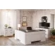 Roanoke White L-Shaped Desk