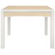 Robin White and Natural 2 Drawer Game Table