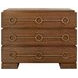 Roderick Provincial Brown Oak 3 Drawer Chest