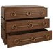 Roderick Provincial Brown Oak 3 Drawer Chest