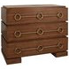 Roderick Provincial Brown Oak 3 Drawer Chest