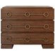 Roderick Provincial Brown Oak 3 Drawer Chest