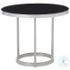 Bonfield Nickel And Black Cocktail Table
