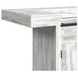 Westwood Rustic White 78" Rectangular Bar Table with USB Charging and LED