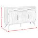 Westwood Rustic White 4 Door Buffet with LED
