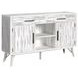 Westwood Rustic White 4 Door Buffet with LED