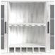 Westwood Rustic White 4 Door Buffet and Hutch with LED