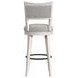 Westwood Gray Upholstered Swivel Bar Stool Set of 2