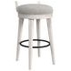 Westwood Gray Upholstered Swivel Bar Stool Set of 2