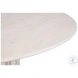 Roma Whitewash Pine 54" Round Dining Table