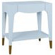 Ronny Light Blue Rectangular Side Table
