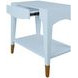Ronny Light Blue Rectangular Side Table