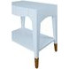 Ronny Light Blue Rectangular Side Table