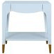 Ronny Light Blue Rectangular Side Table