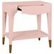 Ronny Pink Rectangular Side Table