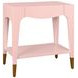 Ronny Pink Rectangular Side Table