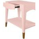 Ronny Pink Rectangular Side Table
