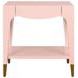 Ronny Pink Rectangular Side Table