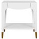 Ronny White Rectangular Side Table