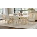 Trifecta Driftwood Cerused Oak Rectangular Dining Room Set