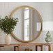 Grayson Natural Round Wall Mirror