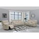 Bryant Taupe Leather 76" Lay Flat Power Reclining Console Loveseat with Power Headrest and USB Charging