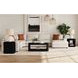 Camelot Black Square End Table