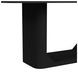 Camelot Black 72" Rectangular Dining Table