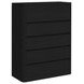 Camelot Black 5 Drawer Chest