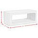 Camelot Black Rectangular Coffee Table