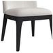 Camelot Gray and Black Upholstered Dining Side Chair Set of 2