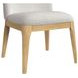 Camelot Gray and Natural Upholstered Dining Side Chair Set of 2