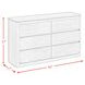 Camelot Black 6 Drawer Dresser