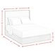 Camelot Black and Gray Queen Upholstered Panel Bed
