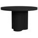 Camelot Black Round Dining Room Set
