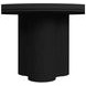 Camelot Black 48" Round Dining Table