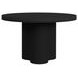 Camelot Black Round Dining Room Set