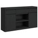 Camelot Black 2 Door Server