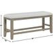 Lily Gray 54" Counter Height Bench