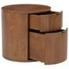Theo Brown 2 Drawer Nightstand