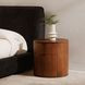 Theo Brown 2 Drawer Nightstand