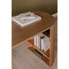 Theo Natural 66" Writing Desk