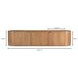 Theo Natural 80" TV Stand
