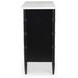 Eleanor Black 5 Drawer Marble Top Chest