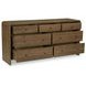 Riley Oak 7 Drawer Dresser