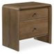 Riley Oak 2 Drawer Nightstand