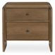 Riley Oak 2 Drawer Nightstand