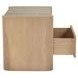 Lane Natural and Beige 1 Drawer Marble Top Nightstand