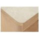 Lane Natural and Beige 1 Drawer Marble Top Nightstand