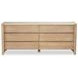 Lane Natural Marble Top 6 Drawer Dresser